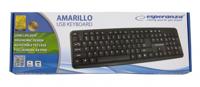 Esperanza EK134 toetsenbord USB Zwart - thumbnail