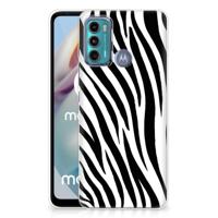 Motorola Moto G60 | TPU Hoesje | Zebra - thumbnail