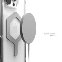 Urban Armor Gear Plyo MagSafe Case Backcover Apple iPhone 16 Pro Ice, Transparant, Zilver MagSafe compatible - thumbnail