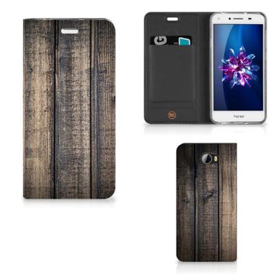 Huawei Y5 2 | Y6 Compact Book | Wallet Case | Steigerhout