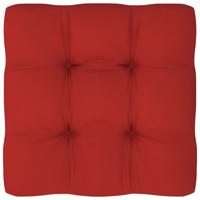 vidaXL Bankkussen pallet 80x80x10 cm rood - thumbnail