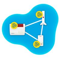 FRITZ! WiFi-versterker FRITZ!Repeater 3000 AX 20002988 Mesh-compatible - thumbnail