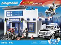 PLAYMOBIL Action Heroes - Politiestation met voertuigen Constructiespeelgoed - thumbnail