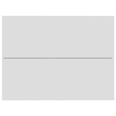 vidaXL Nachtkastjes 2 st 40x30x30 cm spaanplaat wit