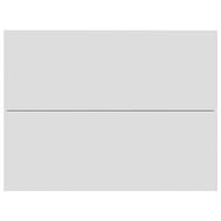 vidaXL Nachtkastjes 2 st 40x30x30 cm spaanplaat wit - thumbnail