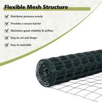 VidaXL Euro hek groen 1 x 10 m pvc-gecoat ijzer - thumbnail