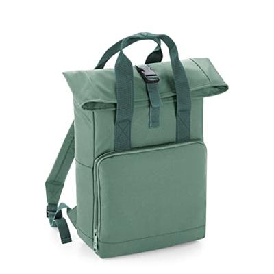 Atlantis BG118 Twin Handle Roll-Top Backpack - Sage-Green - 28 x 38 x 12 cm