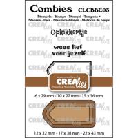 Crealies • combies stempelset beterschap 03: 2 teksten + 1 tag/label - thumbnail