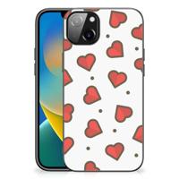 iPhone 14 Plus Back Case Hearts - thumbnail