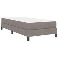 Boxspring bed met matras Taupe 80 x 200 cm Stof - thumbnail