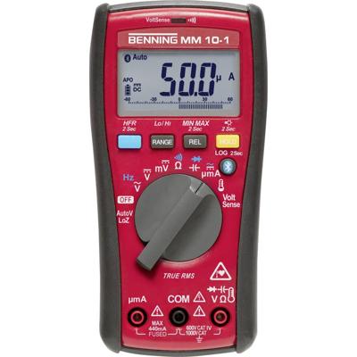 Benning MM 10-1 Multimeter Digitaal Datalogger, LoZ CAT IV 600 V Weergave (counts): 6000