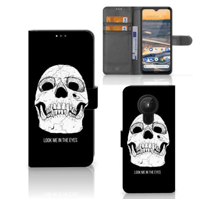 Telefoonhoesje met Naam Nokia 5.3 Skull Eyes Telefoonhoesje met Naam Nokia 5.3 Skull Eyes