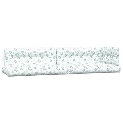 VidaXL Palletkussens 5 st bladpatroon stof VidaXL Palletkussens 5 st bladpatroon stof
