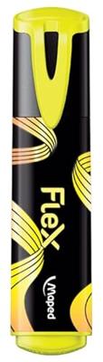 Maped Fluo'Peps Flex markeerstift, geel, doos van 12 stuks