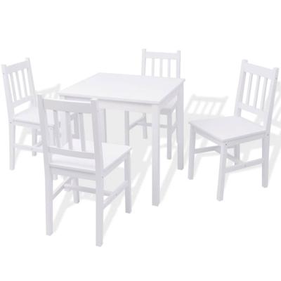 VidaXL 5-delige eetkamerset grenenhout VidaXL 5-delige eetkamerset grenenhout