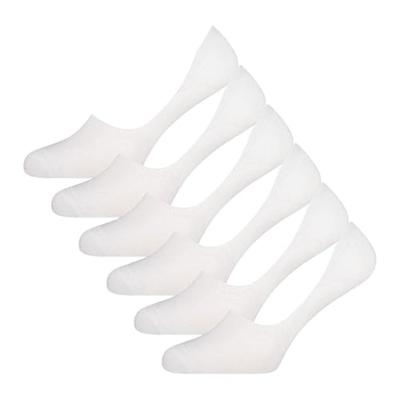 6-paar invisible Footies Mika - Bamboe kousenvoetjes voor dames en heren - Met anti slip