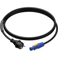 Procab PRP442 Power PowerCON - Schuko male stroomkabel 3m - thumbnail
