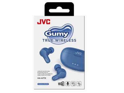 JVC HA-A7T2 In Ear oordopjes Bluetooth, Draadloos Blauw Oplaadbox, Bestand tegen zweet HiFi - thumbnail