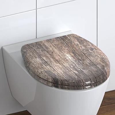 Schutte Duroplast WC-bril OLD WOOD met soft-close en quick-release
 82368
