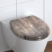 Schutte Duroplast WC-bril OLD WOOD met soft-close en quick-release
 82368 - thumbnail