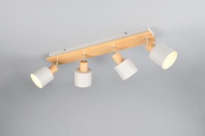 Trio 4-lichts plafondlampShanti met houtlook - 862700476