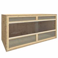 VidaXL Terrarium 100x47x47 cm bewerkt hout - thumbnail