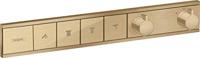 Hansgrohe RainSelect thermostaat inbouw voor 4 functies, Brushed Bronze - thumbnail