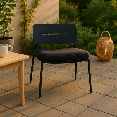 Nohr Loungestoel 'Adon' kleur Zwart Nohr Loungestoel 'Adon' kleur Zwart