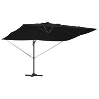 VidaXL Parasol zwart 352 x 251 x 265 cm polyester en aluminium - thumbnail