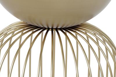 Bijzettafel DKD Home Decor 55,5 x 55,5 x 53 cm Spar Metaal