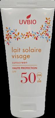 UVBIO Sunscreen face SPF50 bio 50 Milliliter