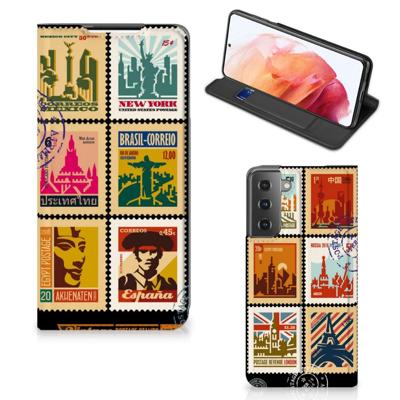 Samsung Galaxy S21 | Book Cover | Postzegels Samsung Galaxy S21 | Book Cover | Postzegels