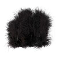 Creativ Company Dons, afm 5-12 cm, zwart, 15 stuk/ 1 doos - thumbnail