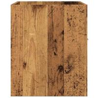 Wastafelkast 80x38,5x46 cm bewerkt hout oud houtkleurig - thumbnail