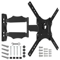 NANOOK Draaibare muurbeugel voor 32-55 inch tv's - Kantelbaar - Wandbeugel voor LCD-, LED-, QLED- en OLED-tv's - thumbnail