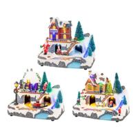 Kerstversiering Lumineo 20,8 X 16,3 X 13,9 cm (3 Stuks) - thumbnail