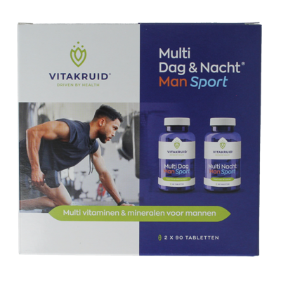 Multi Dag & Nacht Man Sport 100% Vegan 2 x 90 180 Tabletten