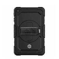 Casecentive Handstrap Pro Hardcase met handvat Galaxy Tab A 10.1 2019 zwart - thumbnail