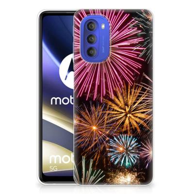 Motorola Moto G51 5G | Sillicone Back Cover | Vuurwerk Motorola Moto G51 5G | Sillicone Back Cover | Vuurwerk