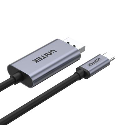 UNITEK V1409A tussenstuk voor kabels USB-C DisplayPort Zwart, Grijs