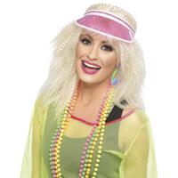 Roze zonneklep laag model - thumbnail