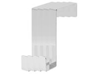 LIVARNO home 4 Radiator- of deurhaken (Verchroomde deurhaken, set van 4) - thumbnail