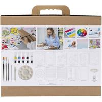 Creativ Company Starter hobbyset gouache, schilderijen, diverse kleuren, 1 doos - thumbnail