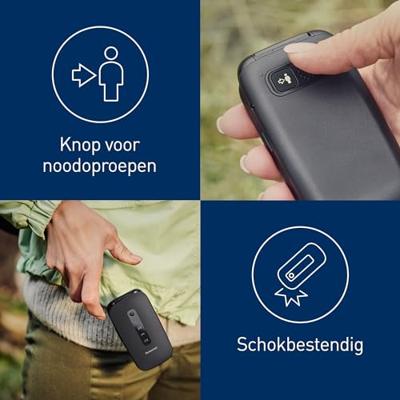 Panasonic KX-TU550EXB Mobiele telefoon Zwart