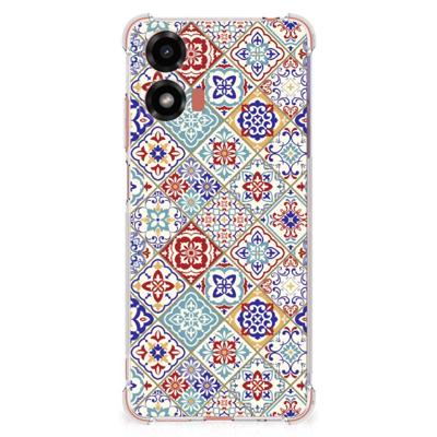Motorola Moto G24 | G24 Power | G04 Anti-Shock Hoesje Tiles Color Motorola Moto G24 | G24 Power | G04 Anti-Shock Hoesje Tiles Color