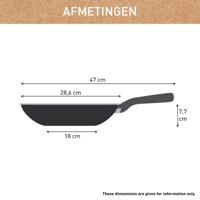 Tefal c42419 renew+ keramische wokpan 28 cm - thumbnail