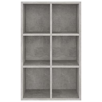 VidaXL Boekenkast/dressoir 66x30x98 cm bewerkt hout betongrijs