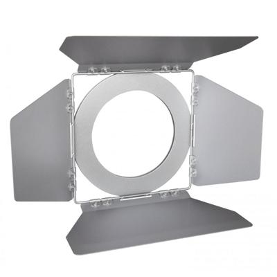 Briteq COB barndoor voor COB56 zilver