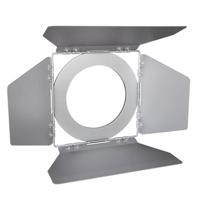 Briteq COB barndoor voor COB56 zilver - thumbnail