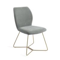 Jesper Home Ikata eetkamerstoel Breezy Blue beehive gold - thumbnail